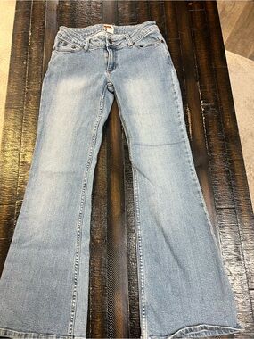 TILT Light Blue Flare Jeans - Classic Women's Wide Leg